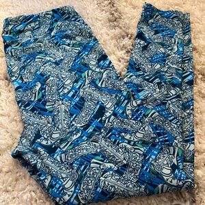 Lularoe cowboy boot leggings